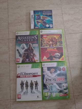 5 videojuegos Xbox 360 y Nintendo DS