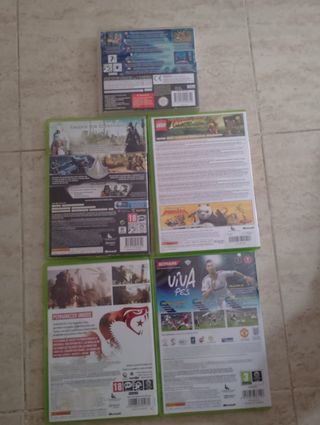 5 videojuegos Xbox 360 y Nintendo DS