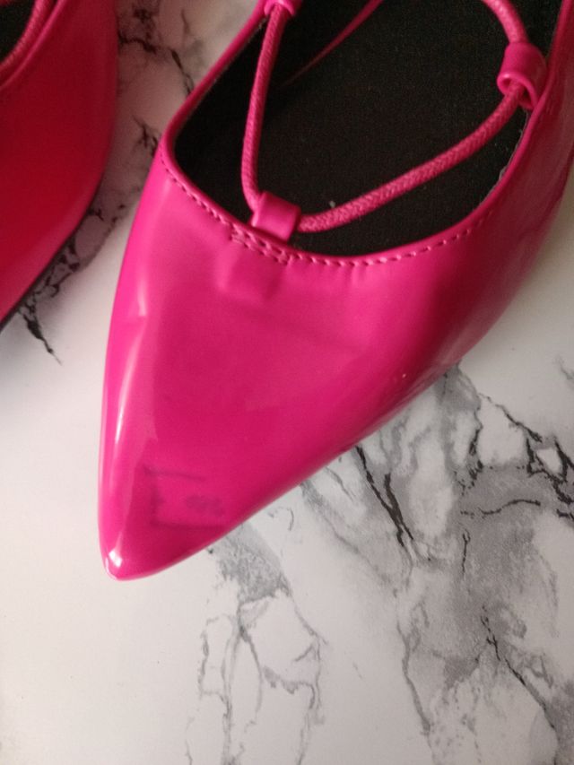 Bailarinas rosa punta estrecha