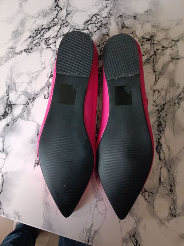 Bailarinas rosa punta estrecha