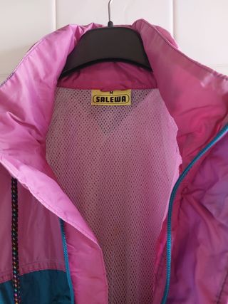 Giacca Salewa rosa e verde acqua, Tg XL
