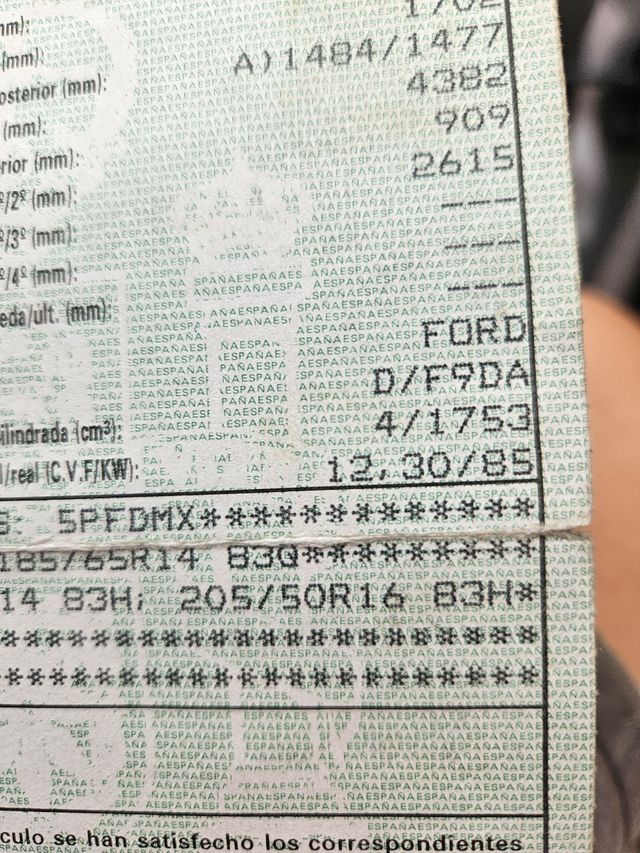 Turbo Ford 1.8 TDCi usado