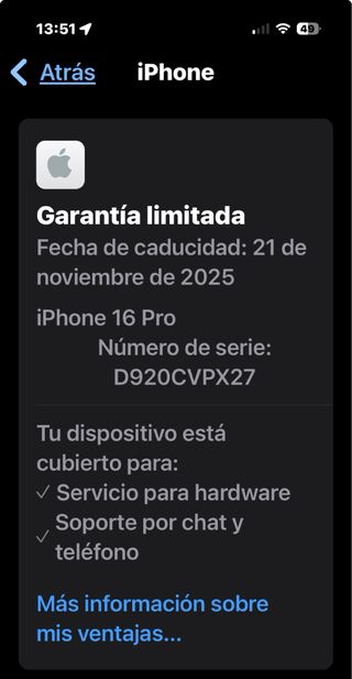 iPhone 16pro Blanco- Como nuevo
