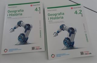 GEOGRAFIA I HISTORIA 4 PACK DE 2 LIBROS (4.1-4.2) 