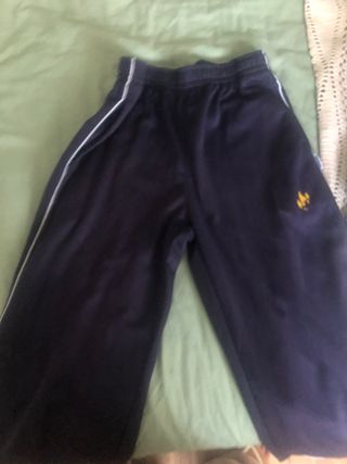 Pantalón chándal azul niño colegio claret