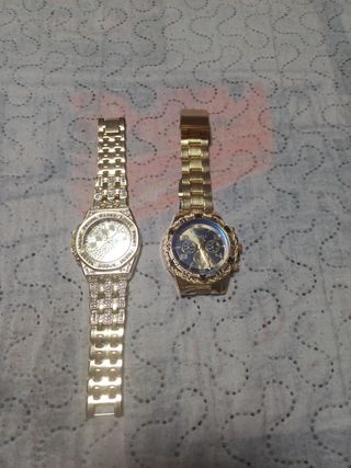 2 Relojes dorados