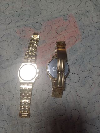 2 Relojes dorados