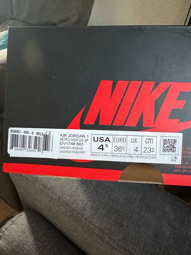 Jordan 1 High Spiderman - 36.5