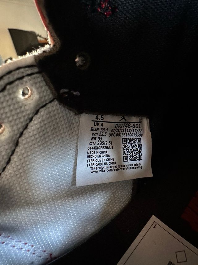 Jordan 1 High Spiderman - 36.5