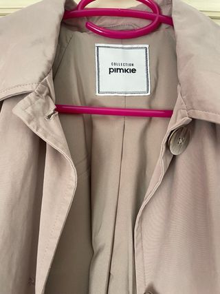 Gabardina beige pimkie