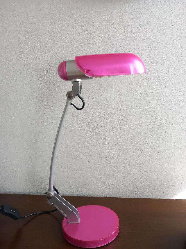 Flexo Fabrilamp rosa - Casi nuevo