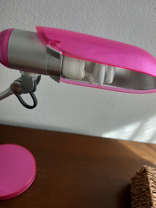 Flexo Fabrilamp rosa - Casi nuevo