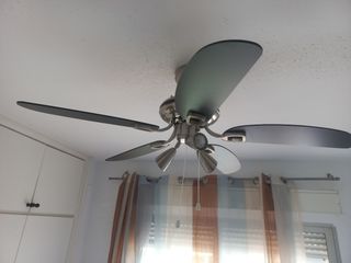 Ventilador techo 5 aspas negro