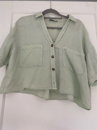 Blusa Zara verde