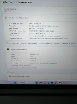 Lenovo ThinkPad P1 Gen 5 i7 - 64GB RAM 8GB GRAF