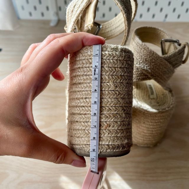 Sandalias plataforma Pull&Bear beige