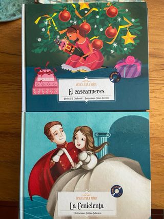 colección de 25 libros, música y ópera para niños