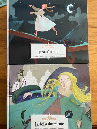 colección de 25 libros, música y ópera para niños