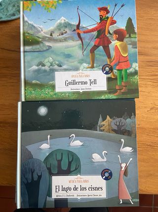 colección de 25 libros, música y ópera para niños