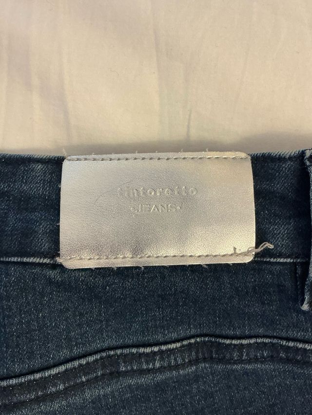 VAQUEROS TINTORETTO PERLAS AZUL OSCURO MUJER 