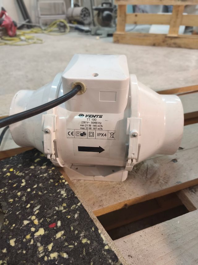 Ventilador extractor VENTS TT 100