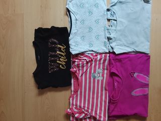 5 Camisetas niña