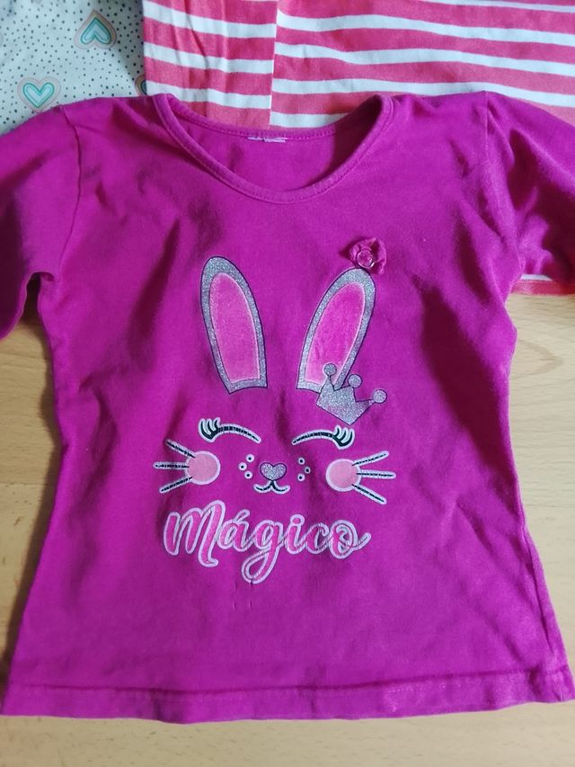 5 Camisetas niña