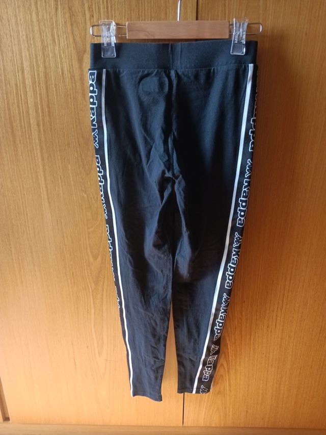 Mallas Kappa negras fitness