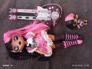Muñeca LOL Glam Rock + Guitarra