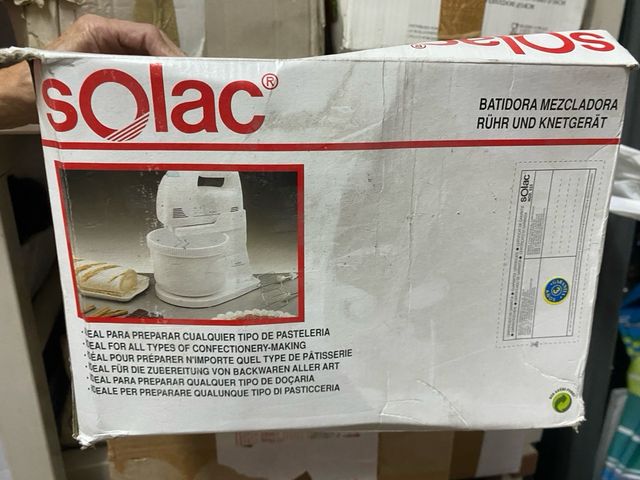 Batidora Solac con tazón giratorio