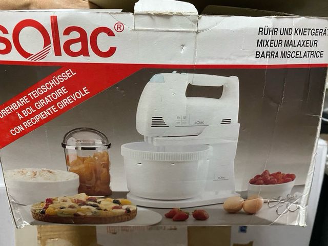 Batidora Solac con tazón giratorio