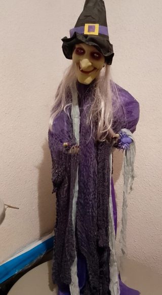 Bruja Halloween interactiva