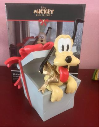 Figura Pluto Disney Navidad