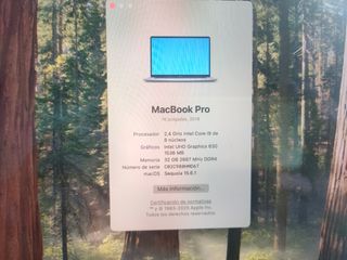 MacBook Pro 16" 2019 i9/32GB RAM/1TB TOPE DE GAMA 
