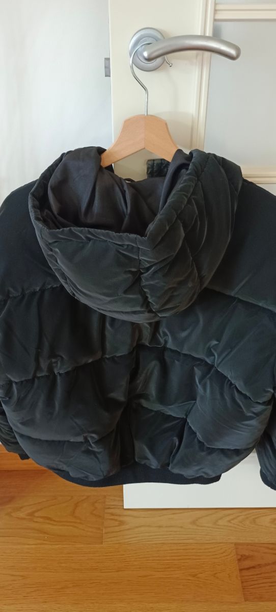 Chaqueta bomber negra mujer - Talla S