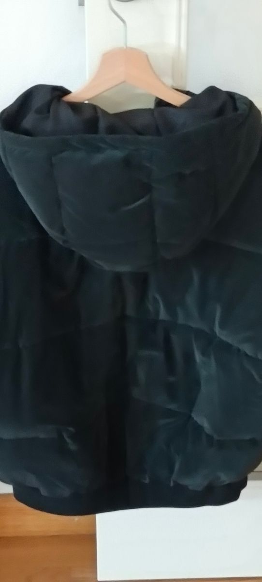 Chaqueta bomber negra mujer - Talla S