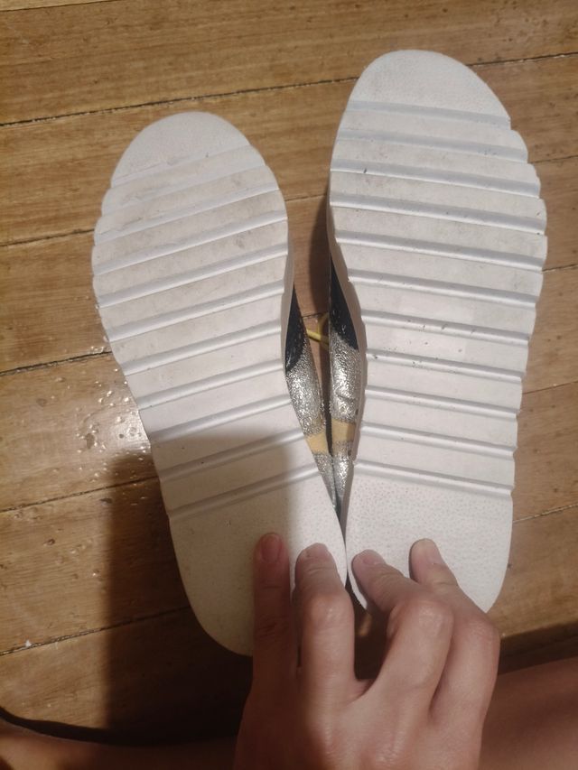 Zapatos plataforma amarillas, plteadas y negras 36