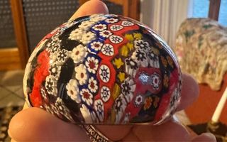 Murrina Veneziana: Sfera colorata fermacarte 
