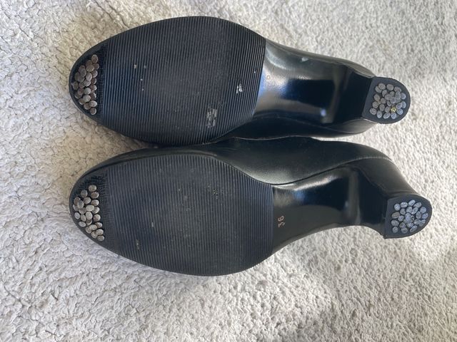Zapatos Flamenco negros, talla 36