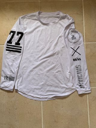 Camiseta blanca manga larga - Diseño único