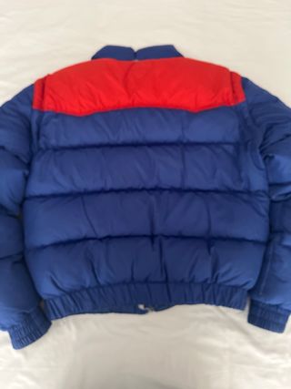 Plumífero Verlac azul y rojo - Talla L