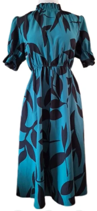 Vestido Shein vintage - Teal