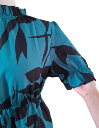Vestido Shein vintage - Teal
