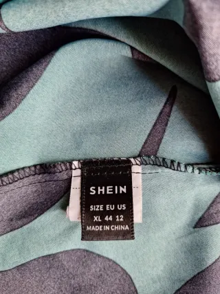 Vestido Shein vintage - Teal