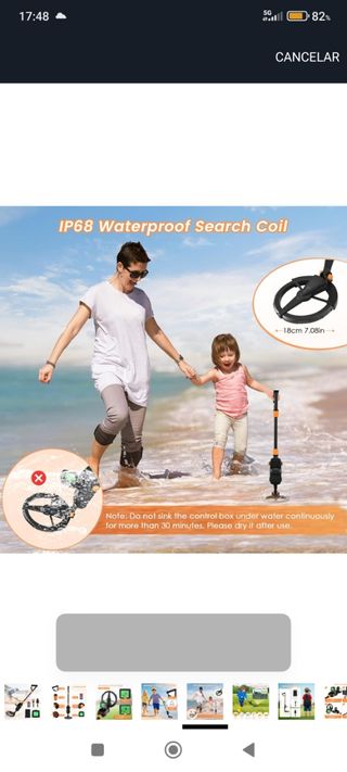 Detector metales playa niños nuevo  estrenar 