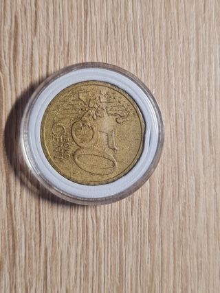 Moneda 50 céntimos Luxemburgo 2004