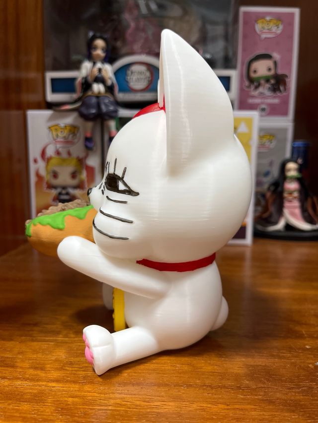 Figura Gato Dandadan 3D