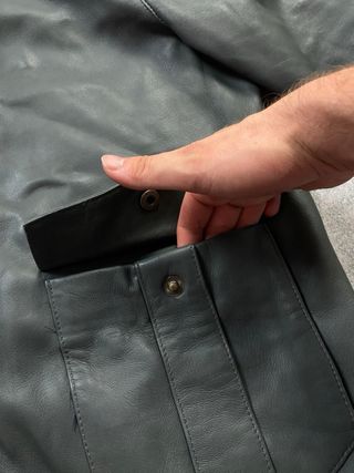 Chaqueta bomber Purificación García verde oliva