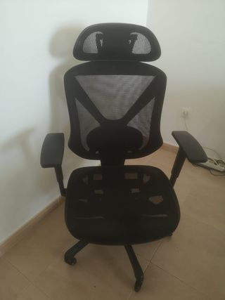 Silla oficina negra 