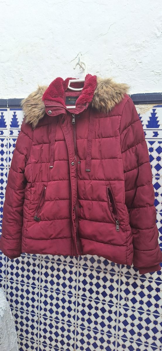 Chaqueta acolchada roja - talla 46